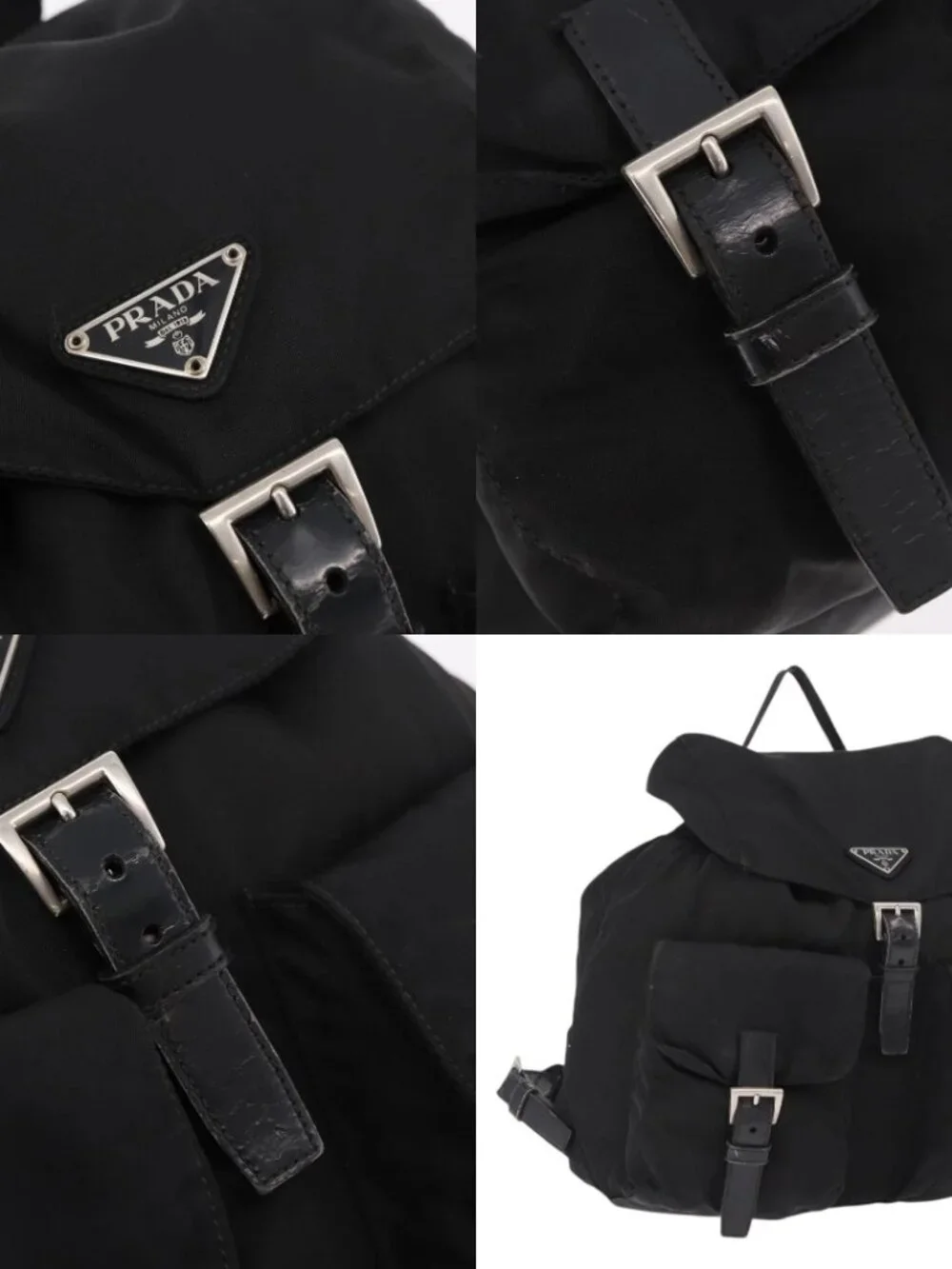 Prada brand	prada color	black